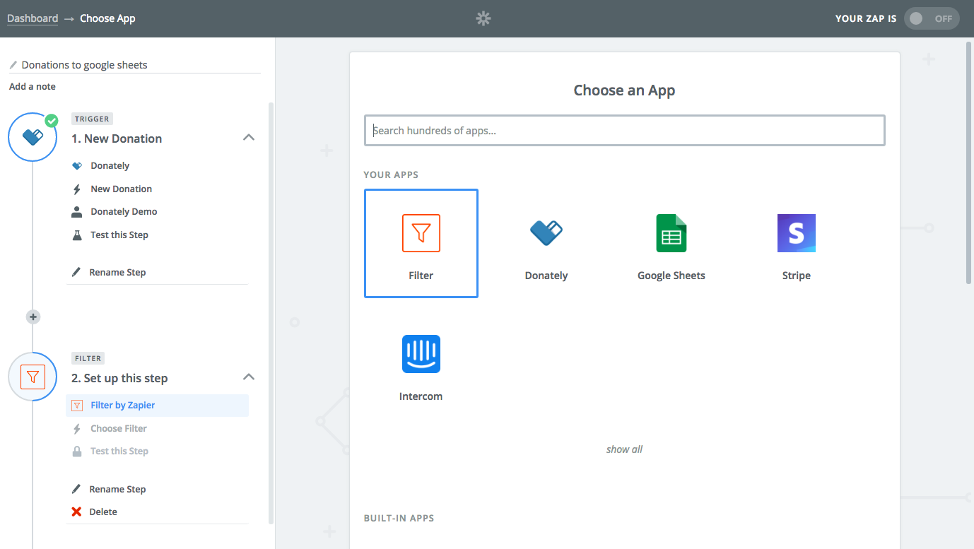 zapier_choose_filter